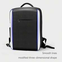YIYI 5 Storage Bag, Game Controller Accessory Backpack For PS-5, Shockproof Dustproof Waterproof Travel Bag With Adjustable Shoulder Strap, Black - Multicolor - View 8