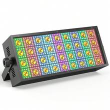 U'King 220W Wallwasher DJ Light Bar 648 RGB LEDs And 36 3W Warm White Light Stage Lighting Special Effect Light 4 Channels/13 Channels/144 Channels DMX-512 And Voice Control Suitable For Parties Live Performances Weddings Disco Stage Lights - 美規B型插(110-127V) - 查看 1