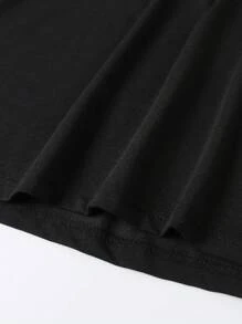 Plus Size Men's Nautical Map Print Round Neck Short Sleeve T-Shirt, Summer