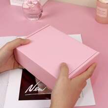 20pcs Colorful Double-Sided Gift Boxes, Folding Packaging Boxes, Express Boxes, Gift Boxes, Storage Boxes, Corrugated Cardboard Transport Boxes, Suitable For Small Businesses, Transport, Packaging, Storage, Crafts, Mailing, Holidays, Birthdays, Weddings, Parties And Various Holiday Gift Packaging (Colors Are Handmade, So There May Be Slight Color Differences)