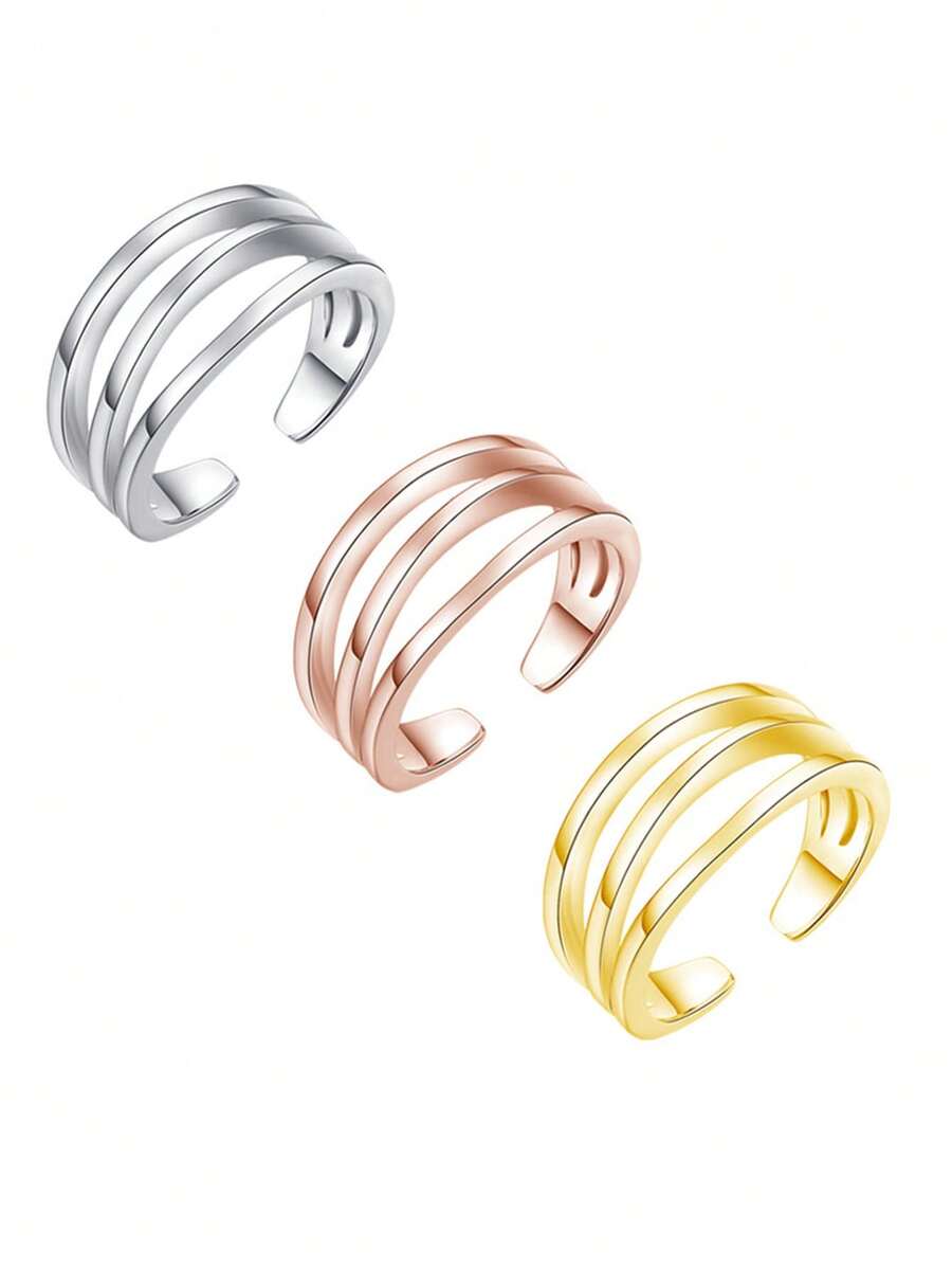 1pc Adjustable Open Toe Ring, Sexy Foot Joint Ring - A Foot Ring - View 1