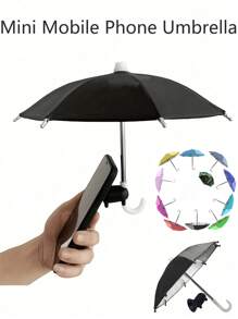 Phone Umbrella For Sun Cell Phone Umbrella Sun Shade, Mini Umbrella For Phone With Universal Adjustable Piggy Suction Cup Stand Outdoor, Sun Shade For Cell Phones, Kindle, IPad Navigator Phone Umbrella For Sun Shade Mini Phone Umbrella , Anti-Glare Sun Shield Cell Phone Cover, Protect Your Phone From Rain And Sun, Screen Blocking Glare Anti-Reflection Travel Essentials, [2pcs/Set, Phone Umbrella For Sun & Piggy Suction Cup]