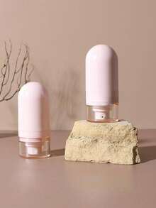 15-30-50ml Botellas recargables con bomba - Compactas y lindas, a prueba de agua y portátiles, botellas de viaje con tapa para crema cosmética, loción, ungüento, envases de crema para el cuidado de la piel, bálsamo labial, accesorios de baño y artículos de viaje esenciales - Rosa - Ver 4