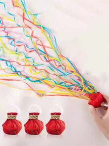 Bunte Schleifen zum Herumwerfen für Hochzeitszeremonien, Brautduschpartys, Geburtstags-Atmosphäre-Requisiten