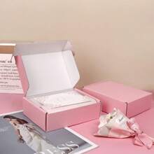 20pcs Colorful Double-Sided Gift Boxes, Folding Packaging Boxes, Express Boxes, Gift Boxes, Storage Boxes, Corrugated Cardboard Transport Boxes, Suitable For Small Businesses, Transport, Packaging, Storage, Crafts, Mailing, Holidays, Birthdays, Weddings, Parties And Various Holiday Gift Packaging (Colors Are Handmade, So There May Be Slight Color Differences)