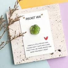 1/6pcs Creative Fashion DIY Glitter Rose Flower Heart Pocket Hug Greeting Cards, Holiday Cards, Encouragement Cards, Desktop Decor, Confession Gift, For Teachers, Classmates, Family, Friends, Lovers, Suitable For Holidays, Theme Parties, Birthday Parties, Team Building Small Gifts