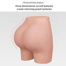 1 Piece Of Realistic Silicone Fake Buttocks And High Buttocks Pants, Cosplay Large-Sized Buttocks Shaping Device, Soft Silicone Micelle Waist Shorts, Lifting Buttocks And Enhancing Body Curves