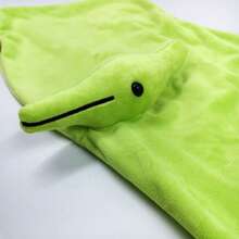 Capa de peluche de pterosaurio verde: ¡Un encantador y peculiar juguete de 96 cm inspirado en dinosaurios! Muñeco de anime de dibujos animados súper suave, ideal para fiestas de cosplay de cumpleaños infantiles. Regalo para decorar la habitación. - Multicolor - Ver 5