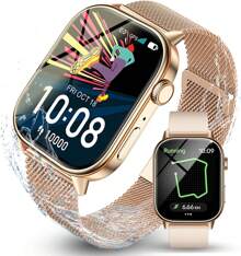 Smartwatch Women Men With Phone Function 2.01 Inch HD Fitness Watch With GPS Tracker Compass Outdoor IP68 Waterproof Sports Watch Sleep Monitor Heart Rate Smart Watch For Android IOS