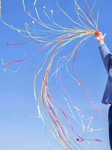 Bunte Schleifen zum Herumwerfen für Hochzeitszeremonien, Brautduschpartys, Geburtstags-Atmosphäre-Requisiten