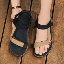 Nouvelles sandales de plage pour hommes, sandales d'été confortables et résistantes aux glissements, grande taille, chaussures de loisirs extérieurs, chaussures de sport de plage et de randonnée pour hommes