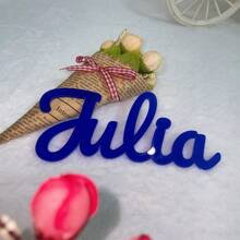 1pc Customized Acrylic Name Plate, Personalized Name, Customized Plaque, Unique Restaurant Wall Decor, Plate Decoration, Suitable For Bedroom, Cake Decor, Children's Day, Christmas, Halloween, Back To School, Birthday, Party Gifts, Customized Gifts
