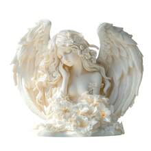 Angel Silicone Mold, Resin Casting Mold, Jewelry Casting Tool, Suitable For Spring, Valentine's Day, Father's Day, Mother's Day, Thanksgiving, Birthday Gift DIY Mold, Suitable For Candle Plaster Handmade Soap, Suitable For Home Decoration, Accessories, Ornaments
