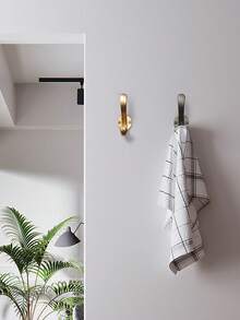 Gancio appendiabiti da parete retrò con viti, gancio da parete in metallo resistente con ventosa per cucina, bagno, appendiabiti singolo per ingresso, armadio cappotti, accessori da bagno da montare a parete