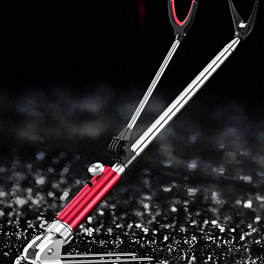 Stainless Steel Fishing Rod Holder, Tripod Adapter, Fishing Rod Pod, Fishing Tackle Accessory - Multicolor - View 1