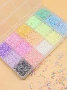 500pcs/Box Glow-In-The-Dark Letter & Number Beads, Spacer Beads For DIY Necklace, Bracelet, Craft, Jewelry Making - 500 Pieces Per Box Of Letter  Face Beads - View 3