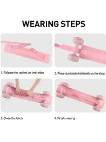 ZKBBO 1pc Heavy Duty Booty Resistance Band, Suitable For Glute Bridges, Glute Exercises, Dumbbell And Kettlebell Workouts, Lunges And Reverse Squats - Multicolor - View 10