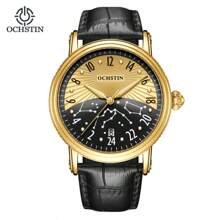 Herren Uhren Mechanisch Automatisch Lederarmband Geschäft Auto Datum Männer Kleiderarmbanduhr Wasserdicht Mode Uhr