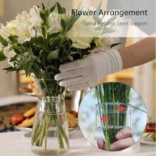 3pcs/Set Plastic Transparent Frog Shaped Flower Holder Vase Decor With Suction Cups, Zen Style Oriental Japanese Ikebana Floral Arranging Supplies, Reusable Floral Grid For Vase, Wedding Bouquet Stands