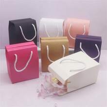 10pcs Black/Purple/White/Kraft Paper/Purple Window Hanging Rope Hand-Held Box