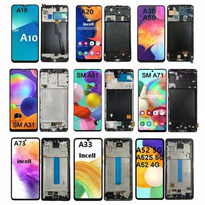 Pantalla LCD Incell con digitalizador táctil y marco, pieza de repuesto para Galaxy A10 A12 A13 4G A13 5G A21S A14 A20 A32 5G A30S A30 A50 A70 A52 A31 A51 A71