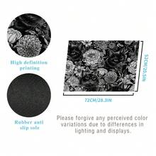 Tapis de cuisinière, dessous de plat tournesol et chat noir, résistant à la chaleur, antidérapant, résistant aux rayures, facile à nettoyer, convient pour la cuisinière, le plan de travail, le placard, le lave-vaisselle, la machine à laver, le sèche-linge, la plaque à induction et la table à repasser, protecteur de surface de cuisson en verre céramique, résistant à la chaleur, résistant aux rayures, couvre-plaque de cuisson antidérapant, tapis pour cafetière, tapis de machine à café - Multicolore - Voir 13