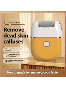 电动足部去角质器，便携式充电式老茧去除器，2 个不同厚度的磨头，专业足部护理工具，去除死皮的足部护理，理想的礼物 - 彩色 - 查看 11