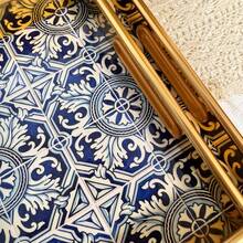 1pc High Quality Tray, Rectangular Snack Fruit Tray, Painted, Multifunctional Tray, Suitable For Home, Living Room, Hotel Party - Multicolor - View 6