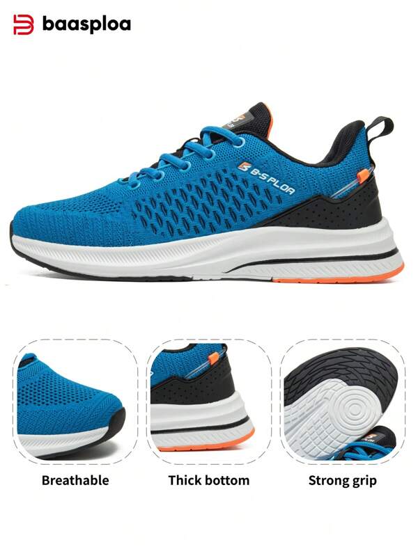 baasploa Pantofi sport pentru bărbați, pantofi sport casual, pantofi de alergare, pantofi sport antiderapanți, pantofi sport pentru bărbați, pantofi sport pentru exterior, pantofi sport ușori