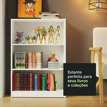 Escritorio Madesa Rubi y Librero Organizador 6907 Color Blanco - Blanco - Ver 7