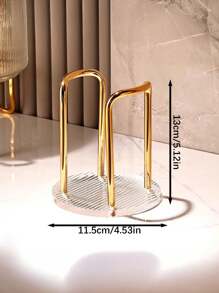 1pc Acrylic Disposable Paper Cup Holder, Light Luxury And Elegant Coffee Cup Storage Rack, Suitable For Kitchen Restaurant, Home, Cafe, Office And Hotel Use, Ideal For Neatly Storing Paper Cups