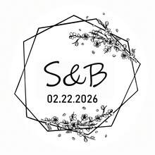 1 件定制压花印章，定制钢印，信封压花印章，书籍，公司标志，餐厅毛巾，个性化书籍压花印章，小型婚礼请柬装饰，玫瑰金手柄