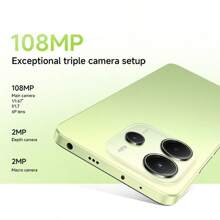 Xiaomi Redmi Note 14 4G 全球版智能手机 IP54 Mi HyperOS 108MP AI 摄像头系统 5500mAh 电池，配备 33W Turbo 充电联发科 Helio G99-Ultra Corning® Gorilla® Glass 5 120Hz 6.67 英寸 AMOLED 护眼显示屏安全的屏幕指纹传感器可扩展存储高达 1TB LPDDR4X + UFS2.2