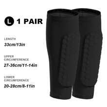 2 Pairs Soccer Shin Guards/Shin Pads For Adults & Teens - Honeycomb Padding Compression Sleeves For Baseball, Boxing, Kickboxing & Mountain Biking - Lightweight Breathable Sports Protection Gear
