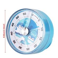 Magnetic Clock Timer Visual Timer Mechanical Kitchen Timer With Loud Alarm For Students Teachers Alarm Cooking Timer 60-Minutes