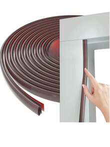 1 件密封条，黑色橡胶密封条门密封条，D 形门橡胶密封条，自粘式门密封条，窗户隔音门密封条 - 彩色 - 查看 6