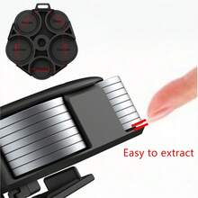 1 pieza Caja portátil de almacenamiento de monedas, caja de recolección de monedas para automóvil, caja organizadora creativa, recolección de cambio suelto de euro/dólar, la parte posterior de la caja portátil de almacenamiento de monedas es extraíble, lo que facilita la posición fija de la caja de monedas. Se puede fijar a la correa de la mochila o al cinturón, al bolsillo de la ropa.