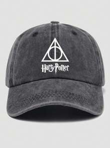 Harry Potter Harry Potter Deathly Hallows Baseball Cap, Unisex Casual Sun Hat