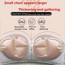 2025 Best-Seller Strapless Bra For Backless Dress, Lightweight Push Up Wireless Seamless Tube Bras For Small Bust, Suitable For Summer