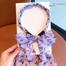 Sanrio 1pc Sanrio Kawaii Headband Hair Hoop Set, Fashion Hair Accessories Headwrap For Women, Braid Scarf Hair Band
