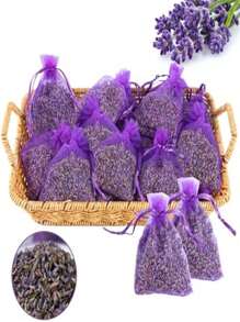 3/10/20/30/50/80/100 Sachets parfumés à la lavande, avec des sacs en polyester violet - Convient pour les tiroirs, les placards et les armoires, les baignoires, à côté du lit, les armoires à chaussures, les valises, les voitures, les cuisines et les bureaux. Ils sont parfaits pour Noël, Halloween, Thanksgiving, la Saint-Valentin, les mariages, les anniversaires et d'autres festivals et fêtes, en en faire des cadeaux idéaux.