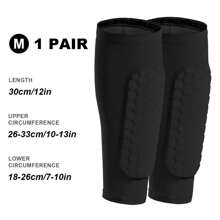 2 Pairs Soccer Shin Guards/Shin Pads For Adults & Teens - Honeycomb Padding Compression Sleeves For Baseball, Boxing, Kickboxing & Mountain Biking - Lightweight Breathable Sports Protection Gear
