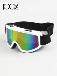 1/3 件套男士水转印雪地护目镜，户外运动骑行眼镜，可配近视度数眼镜，适合滑雪、摩托车、雪地、越野轻松舒适休闲装户外骑行眼镜，适合夏季海滩度假、户外、旅行秋季配饰 - 彩色 - 查看 25