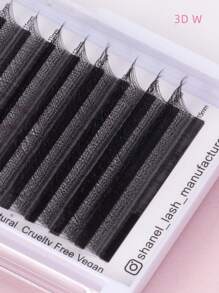 12 Rows 0.07 C/D/L Curl SHANEL YY 3DW 4DW Clover Lashes 8-15mm Automatic Flowering Premade Duoble Tips YY Handmade YY Cilios Type Natural Volume Eyelashes Extension