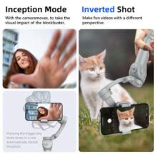 AXNEN Handheld 3-Axis Smartphone Gimbal Stabilizer With Tripod, Portable And Foldable, Gimbal Stabilizer Ideal For Vlogging, Live Video, Phone Stabilizer Compatible With Smartphone
