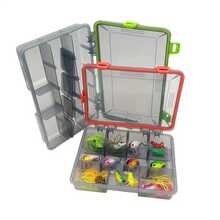 Large Capacity Fishing Tackle Storage Box, Hooks, Baits, Lures Containers For Carp Fishing Accessories - Black - View 2