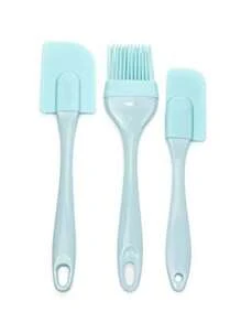 3 pièces Spatule à glaçage en silicone crème, outil de tartinage pour pain, gâteau, beurre, mixeur, pinceau huileux antiadhésif, accessoires de cuisson
