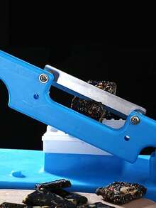 Versatile Stainless Steel Manual Slicer - Perfect For Vegetables, Fruits, Rice Cakes & Meat - Portable Kitchen Gadget - Multicolor - View 8