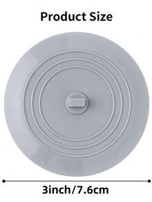 Bathtub Drain Plug, Large Silicone Bathtub Drain Plug Hair Plug Essential Universal Flat Suction Cup Cover, Shower Kitchen Cover For Kitchen Bathroom Accessories And Laundry Room