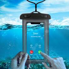 1 pezzo Custodia impermeabile trasparente per cellulare per uomo e donna - touchscreen per nuotare, borsa impermeabile per cellulari fino a 6 pollici per il mare, ideale per surf, nuoto, immersioni e kayak all'aperto!